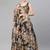 Black & Beige Embellished Sequinned Semi-Stitched Lehenga & Unstitched Blouse