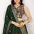Women's Yellow Faux Georgette Embroidered Sequins Lehenga Festive Wear