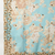 Blue & Peach-Coloured Embellished Sequinned  Lehenga & Unstitched Blouse