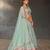 Ethnic Faux Georgette Embroidered Zari Umbrella Lehenga Party Wear