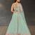 Ethnic Faux Georgette Embroidered Zari Umbrella Lehenga Party Wear