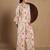 Cream floral print co-ord set