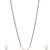 Rose gold plated traditional single line american diamond pendant with black bead chain mangalsutra for women (d102)