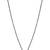 Rose gold plated traditional single line american diamond pendant with black bead chain mangalsutra for women (oval)