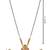 Gold plated traditional studded pendant & black bead chain mangalsutra with earrings for women (d122)