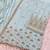 Sky blue heavy fox georgette semi stitched suit with embroidery work