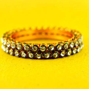 rajasthani stone meenakari gokharoo bangles size-2.4,2.6,2.8 2