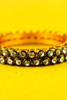 rajasthani stone meenakari gokharoo bangles size-2.4,2.6,2.8