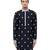Black embroidered silk kurta set
