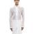 White embroidered organza kurta set