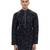 Black embroidered organza kurta set