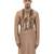 Brown embroidered silk kurta set