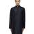 Black plain silk kurta set
