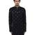 Black embroidered cotton kurta set
