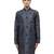 Grey embroidered silk kurta set