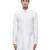 White embroidered silk kurta set