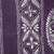 violet handloom silk embroidered katha stitch work saree with blouse piece