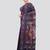 blue handloom silk embroidered katha stitch work saree with blouse piece