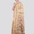 beige handloom silk embroidered katha stitch work saree with blouse piece