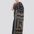 black handloom silk embroidered katha stitch work saree with blouse piece