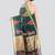 green handloom cotton bleand saree with blouse piece