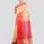 beige handloom cotton bleand saree with blouse piece