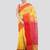 yellow handloom cotton bleand saree with blouse piece