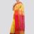 yellow handloom cotton bleand saree with blouse piece