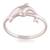 Special silver plated dolphin ring for women (fl26s)