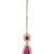 Gold plated stylish design crystal diamond traditional floral necklace with earrings & maang tikka jewellery