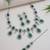 Silver plated traditional kundan & stone choker necklace jewellery with earrings & maang tikka