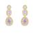Traditional kundan & stone choker necklace jewellery with earrings & maang tikka set for women/girls (light purple)