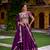 Purple Embroidered Silk Lehenga Choli with Dupatta & Blouse – Heavy Zari Work Traditional Wedding Wear
