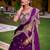 Purple Embroidered Silk Lehenga Choli with Dupatta & Blouse – Heavy Zari Work Traditional Wedding Wear