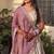 Off White Net Lehenga with Floral Sequins Embroidery, Lavender Dupatta, Stitched Style with Blouse