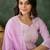 Women Gorgeous Cotton Blend Fabric Thread Work Straight Kurta, Pant and Dupatta Set