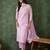 Women Gorgeous Cotton Blend Fabric Thread Work Straight Kurta, Pant and Dupatta Set