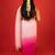Pink embroidered georgette saree