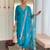 Women Gorgeous Viscose Fabric Embroidery Work Straight Kurta, Pant and Dupatta Set