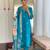 Women Gorgeous Viscose Fabric Embroidery Work Straight Kurta, Pant and Dupatta Set