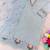 Sky blue naylon oarganza semi stitched suit with multi thread & sequence embroidery work