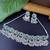 Navratri oxidised silver plated afghani choker necklace jewellery set for women (mc144ox)