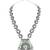 Navratri ethnic silver oxidised ghungroo long necklace jewellery with jhumka earrings set for women/girls (style2)