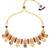 Gold plated traditional antique pearl necklace with earring jewellery set for women (mc224qg)