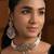 Gold plated traditional kundan pearl multi layered choker necklace jewellery set for women (ml443w)