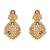 Gold plated traditional kundan pearl multi layered choker necklace jewellery set for women (ml443w)