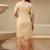 Cream viscose silk beads work desginer suit