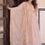 Pink georgette with beads & sequins multi embroidered work