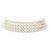 18k gold plated green pearl beaded stylish moti choker necklace for women & girls 