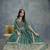 Green Embroidered Sequins Work Art Silk Lehenga Choli